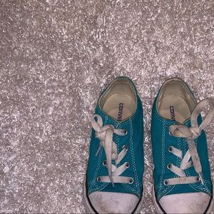 Teal sz. 10 converse sneakers